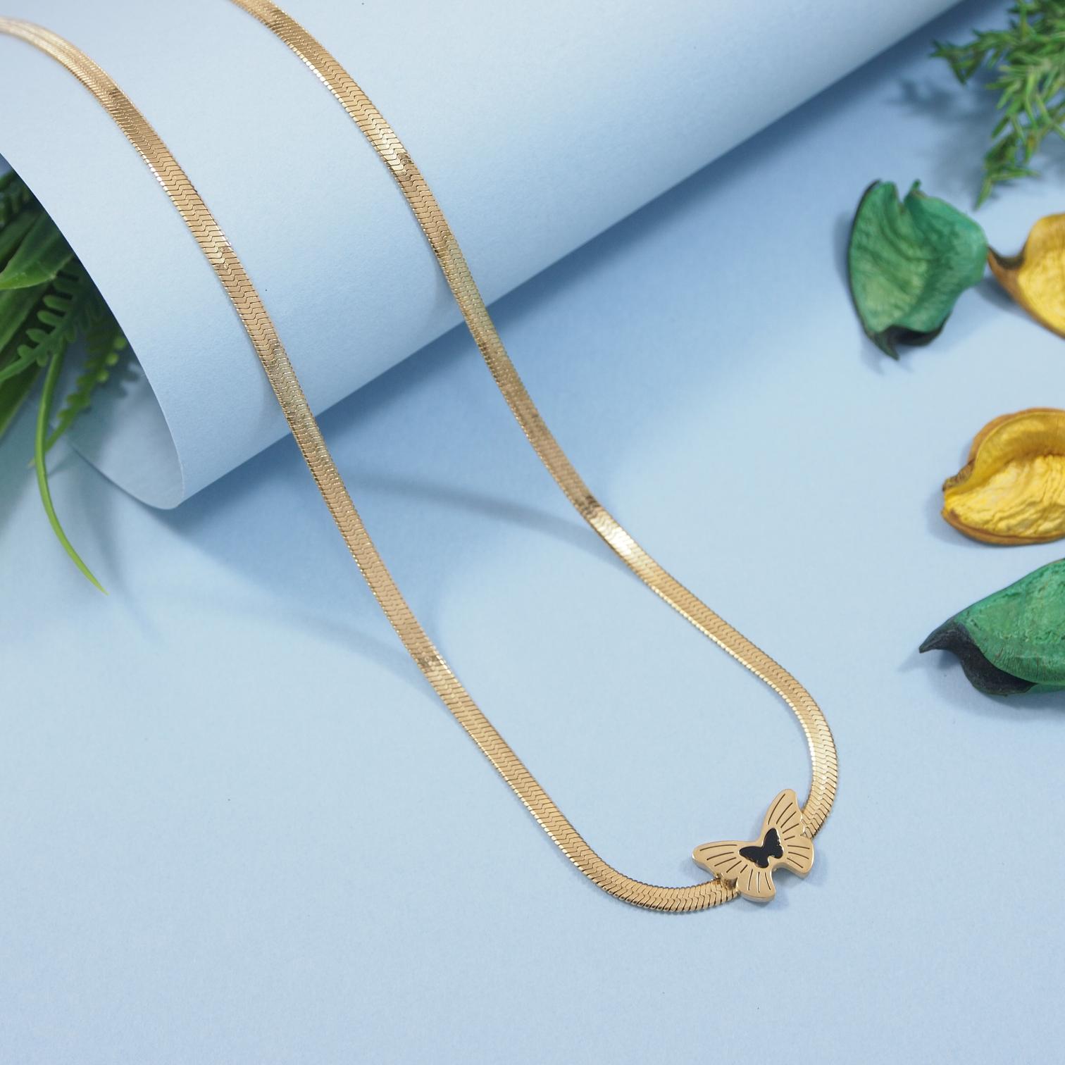 Tarohi Jewels Stainless Steel  Necklace