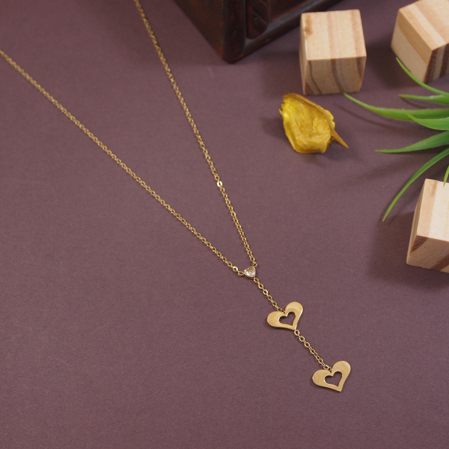 Tarohi Jewels Stainless Steel  Necklace
