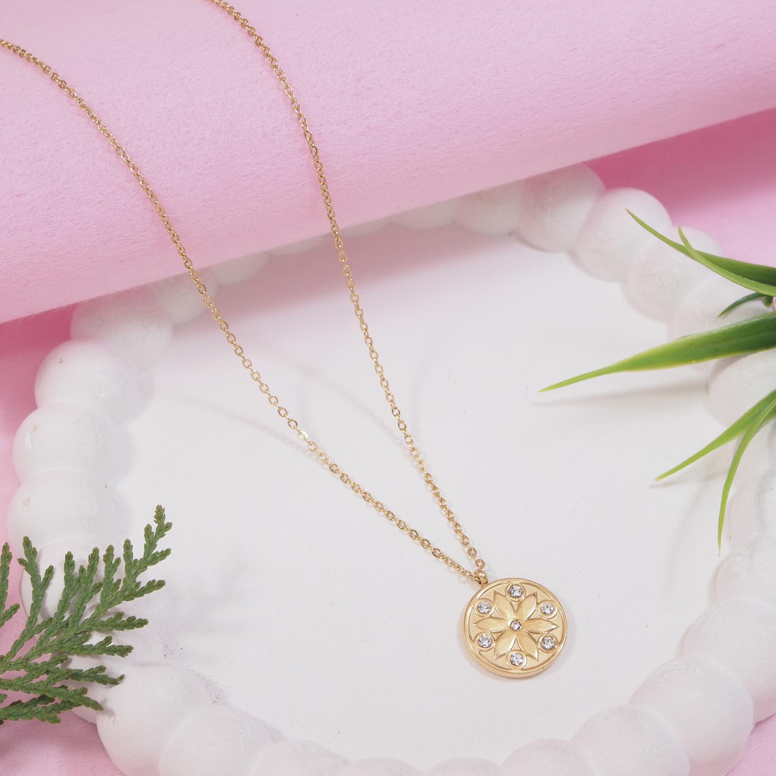 Tarohi Jewels Stainless Steel  Necklace