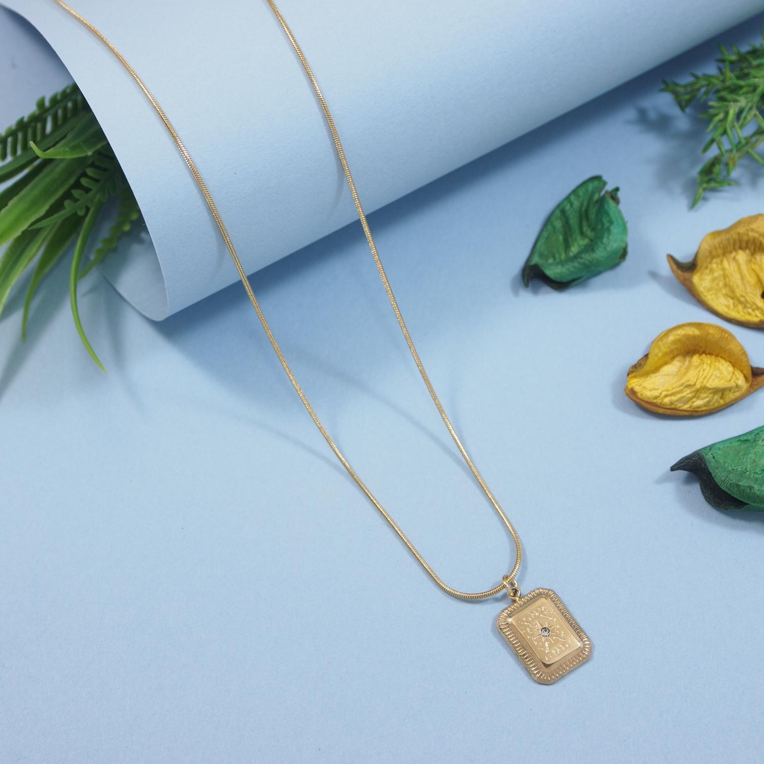 Tarohi Jewels Stainless Steel  Necklace