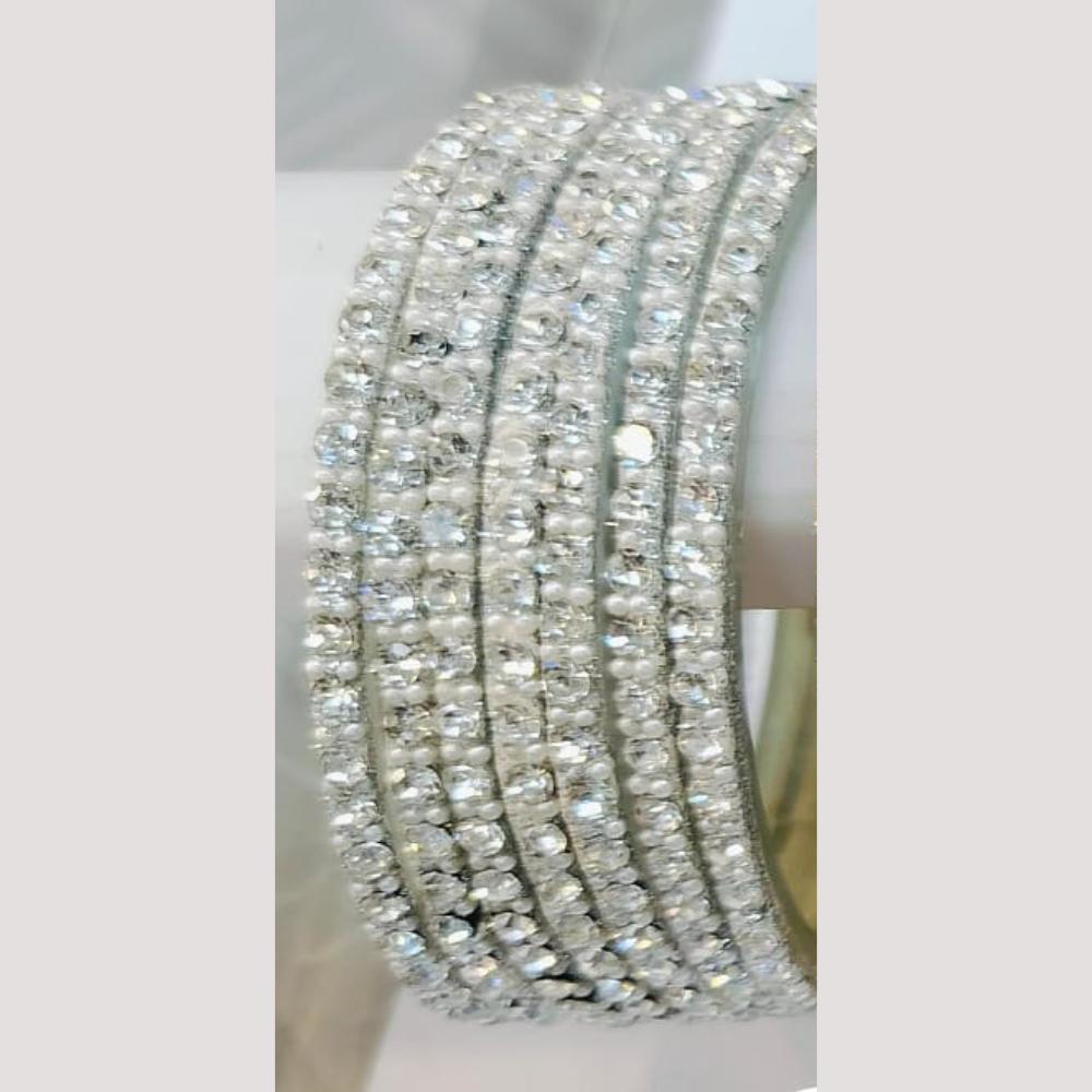 Chitra Bangles Glass Austrian Bangle Set (12 Piece In One Box)