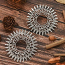 Bevy Pearls Boho Oxidised Plated Statement Stud Earrings