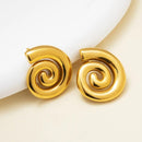 Bevy Pearls Quilted Finish Stud Earrings