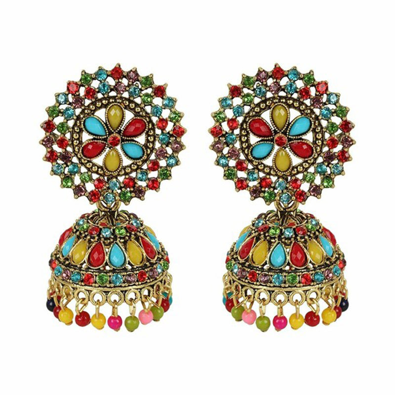 Subhag Alankar Multi Attractive Kundan earrings For Girls and Women