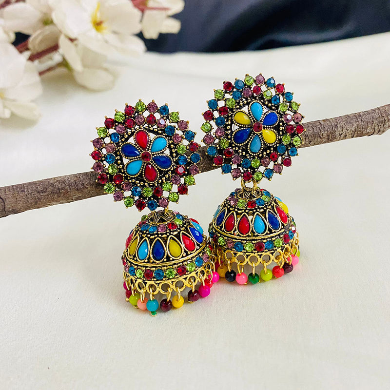 Subhag Alankar Multi Attractive Kundan earrings For Girls and Women