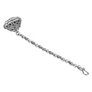 Etnico Silver Oxidised Ghungroo Maang Tikka For Women (T2185OX)