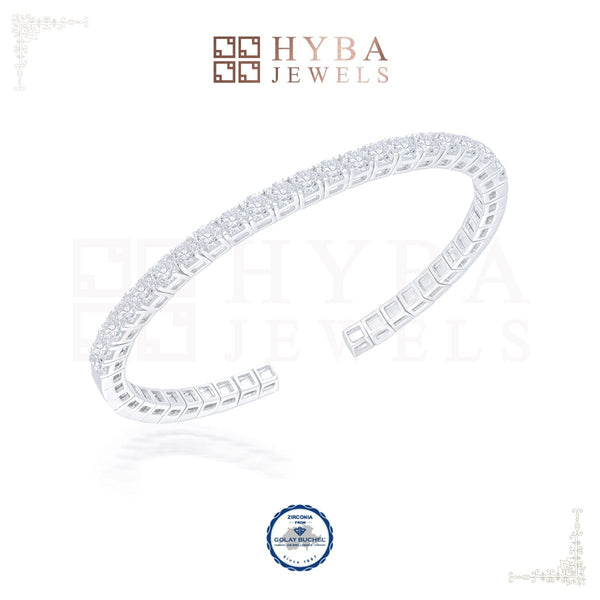 Solitaire Bangle By Hyba Jewels