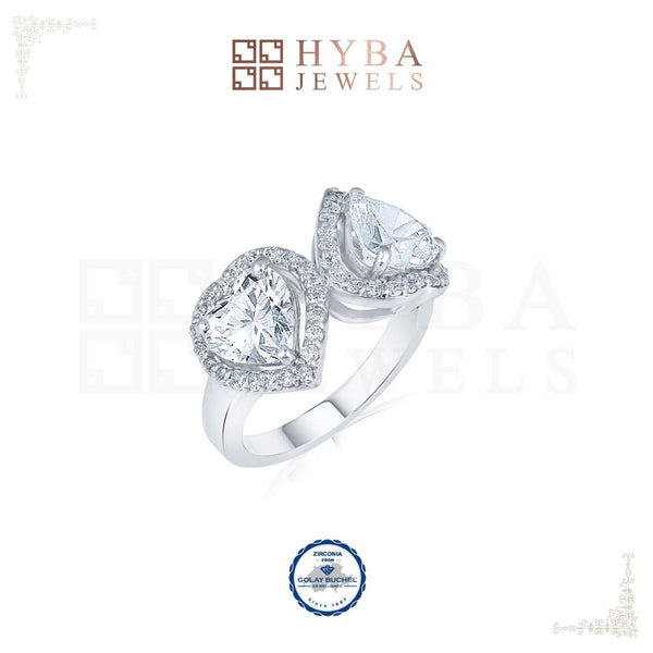 Heart Shape Ring By Hyba Jewels