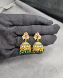 LAFZ Ethnic Indian Temple Jhumka Earrings