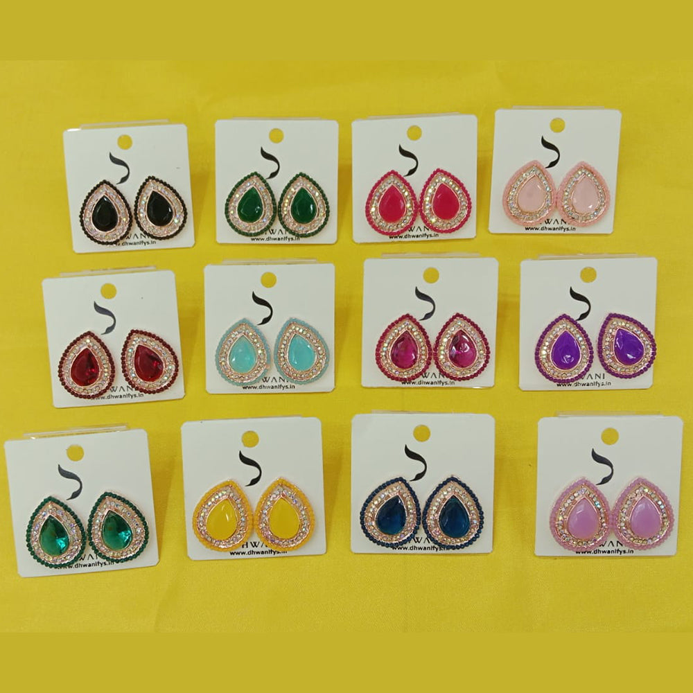 Dhwani Austrian Stone Studs Earrings