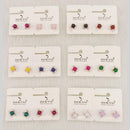 Dhwani Minimal Austrian Stone Stud Earrings 
