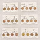 Dhwani Modern Pearl Stylish Stud Earrings (Pack Of QTY12)