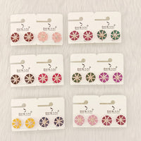 Dhwani Minimal Austrian Stone Stud Earrings 