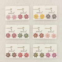 Dhwani Minimal Austrian Stone Stud Earrings 