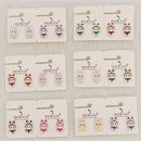 Dhwani Cartoon Style Colorful Labubu Meenakari Studs Earrings