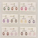 Dhwani Cartoon Style Colorful Labubu Meenakari Studs Earrings