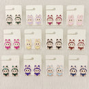 Dhwani Cartoon Style Colorful Labobo Meenakari Studs Earrings