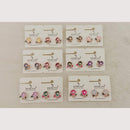 Dhwani Minimalist Flower Style Meenakari Studs Earrings