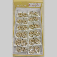 Dhwani Gold Plated Crystal Stone Studs Earrings