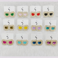 Dhwani Royal Austrian Stone Studs Earrings - (Pack of 12)