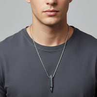 Urthn Fashion Bullet Chain Pendant - 1404805 (Pack Of 6)