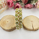 Wedding Chuda Gold Plated Austrian Stone And Bangles Set