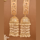 Wedding Chuda Gold Plated Crystal Stone And Austrian Stone Bangles Set