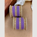 Wedding Chuda Gold Plated Kundan Bangles Set