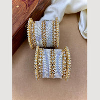 Wedding Chuda Gold Plated Kundan Bangles Set