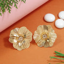 Tarohi Jewels Gold Plated Floral Western Earring