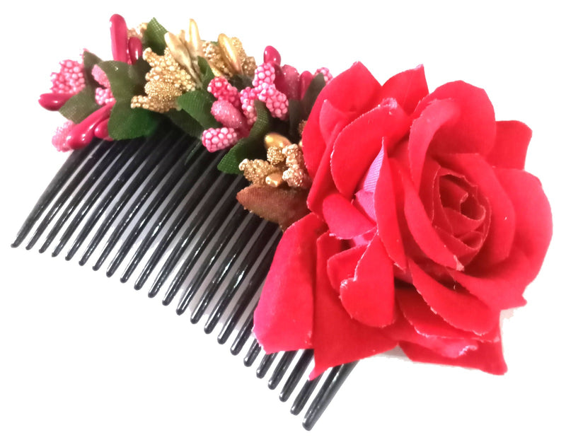 Kavyas Kreation Designer Floral Hair Brooch