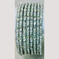 Chitra Bangles Glass Crystal Bangle Set (12 Piece In One Box)