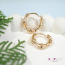 Tarohi Jewels Gold Plated Xuping Hoops Earring