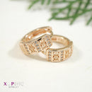 Tarohi Jewels Gold Plated Xuping Hoops Earring