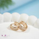 Tarohi Jewels Gold Plated Xuping Hoops Earring