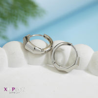 Tarohi Jewels Silver Plated Xuping Hoops Earring