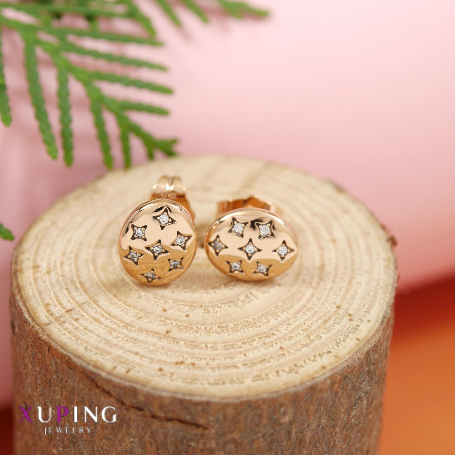 Tarohi Jewels Gold Plated Xuping Hoops Earring