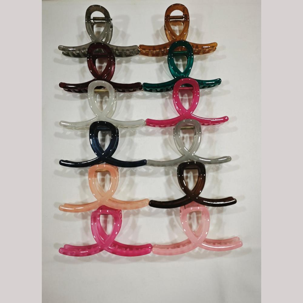 BJNY Hair Claw Clips (Assorted Color) (Set of 6)