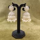 Dhwani Designer Kundan And Pearl Jhumki Earrings 
