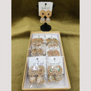 Dhwani Traditional Kundan Stone And Meenakari Jhumki Earrings