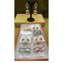 Dhwani Austrian Stone And Pearl Designer Jhumki Earrings