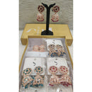 Dhwani Royal Austrian Stone And Pearl Jhumki Earrings 