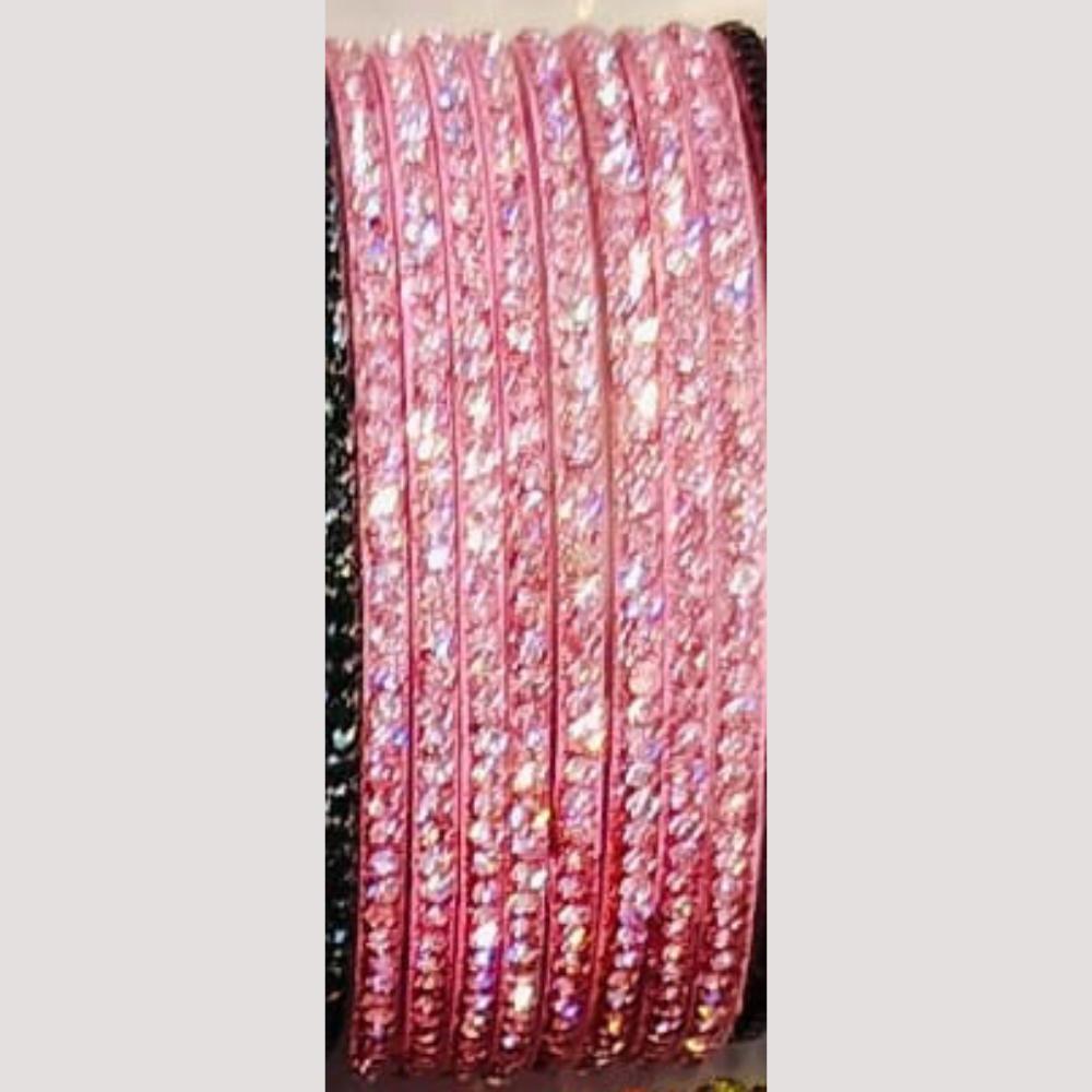 Chitra Bangles Glass Multi Color Bangle Set (12 Piece In One Box)
