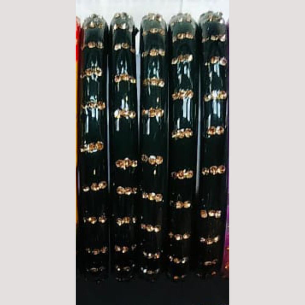 Chitra Bangles Multi Color Glass Bangle (8 Piece In One Box)