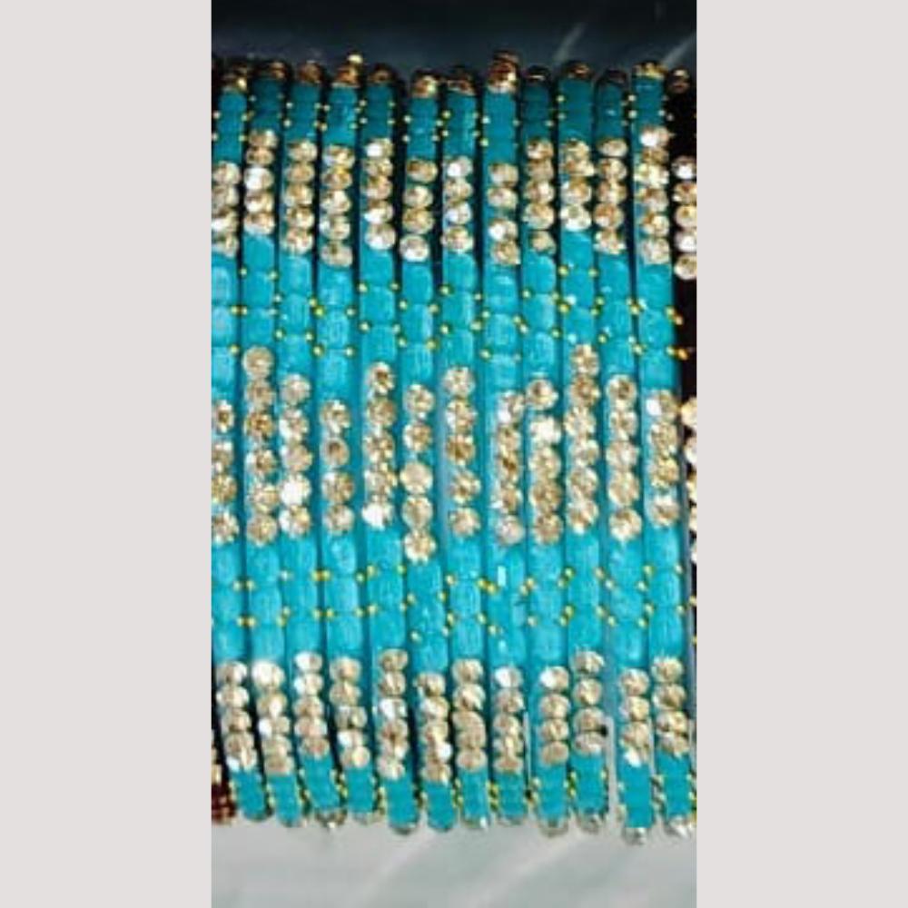 Chitra Bangles Multi Color Glass Bangle (12 Piece In One Box)