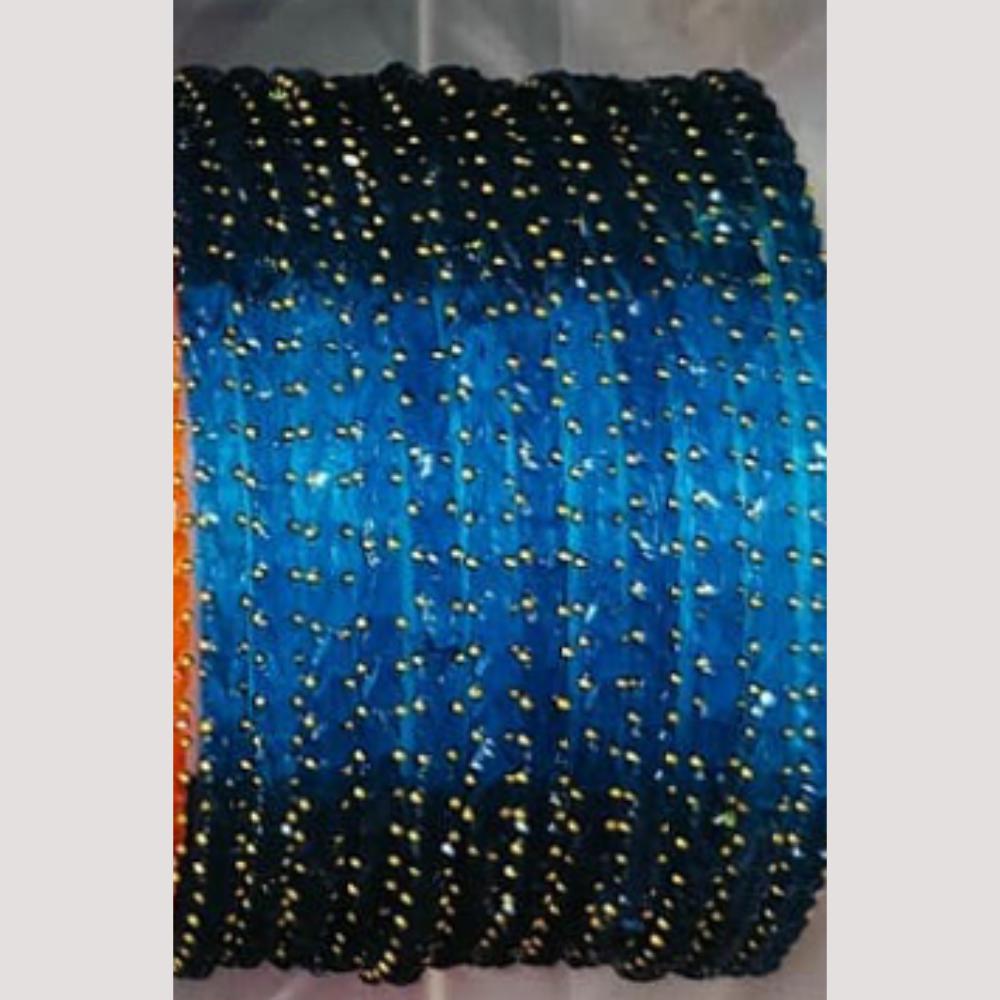 Chitra Bangles Multi Color Glass Bangle (12 Piece In One Box)