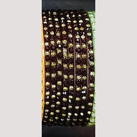 Chitra Bangles Multi Color Glass Bangle (12 Piece In One Box)
