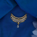 Mahavir Stylish DYE Gold Plated Austrian Stone Pendant for Women