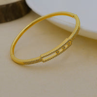 Mahavir Stylish Austrian Stone Openable Bracelet for Party Wear (Pack of 6)