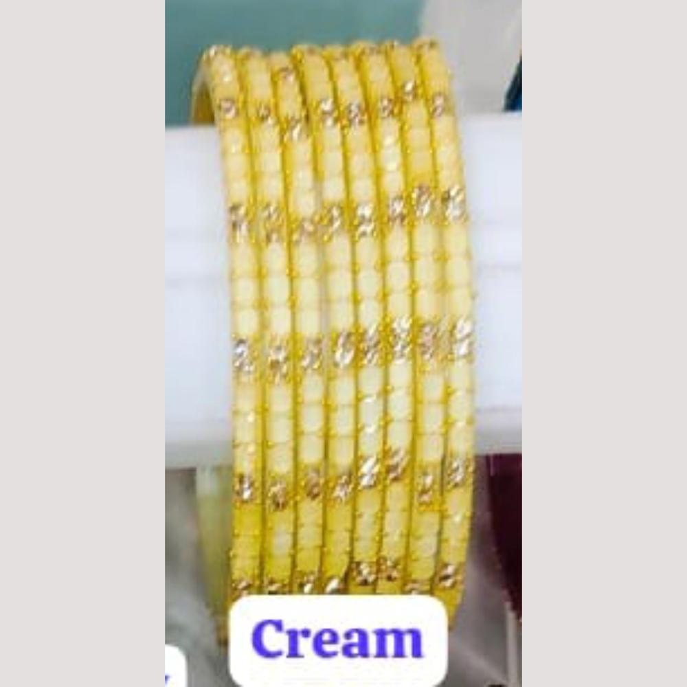 Chitra Bangles Glass Multi Color Bangle Set (12 Piece In One Box)